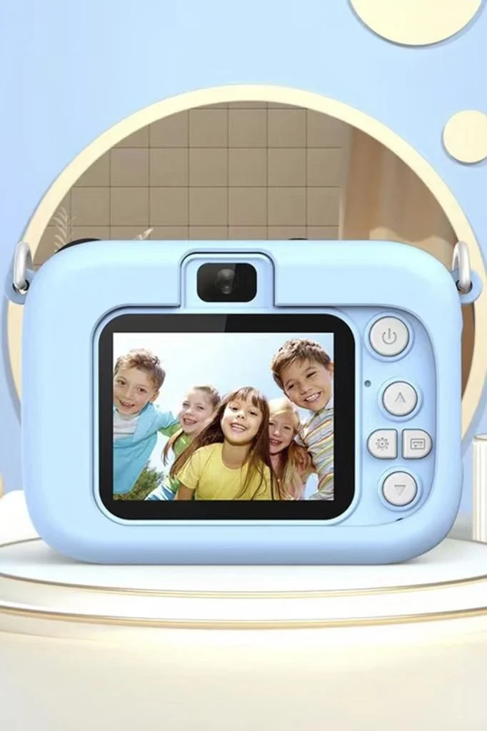 Torima CMR-16 Mavi Mini 1080p Hd Çocuk Kamera Dijital Fotoğraf Makinesi 2-0 Inç Ekran 5 Adet Oyun